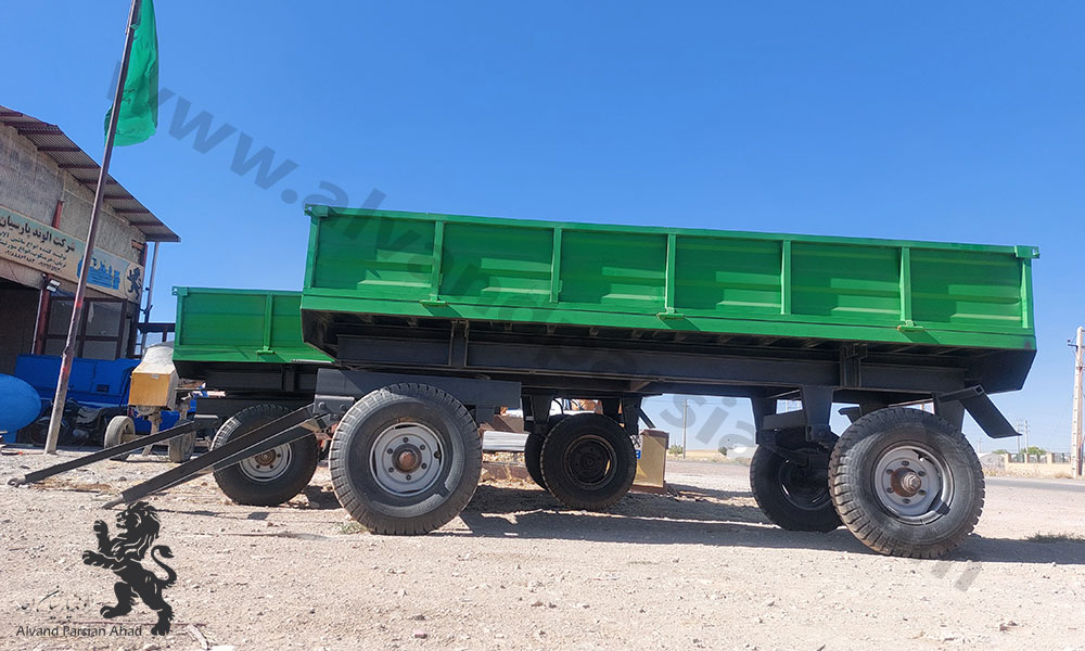 تریلی چهار چرخ پشت تراکتوری
